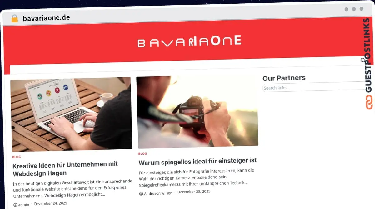 Publish Guest Post on bavariaone.de