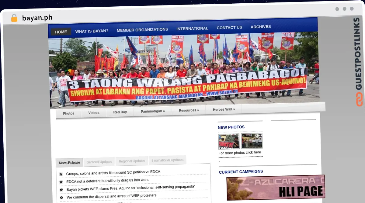 Publish Guest Post on bayan.ph