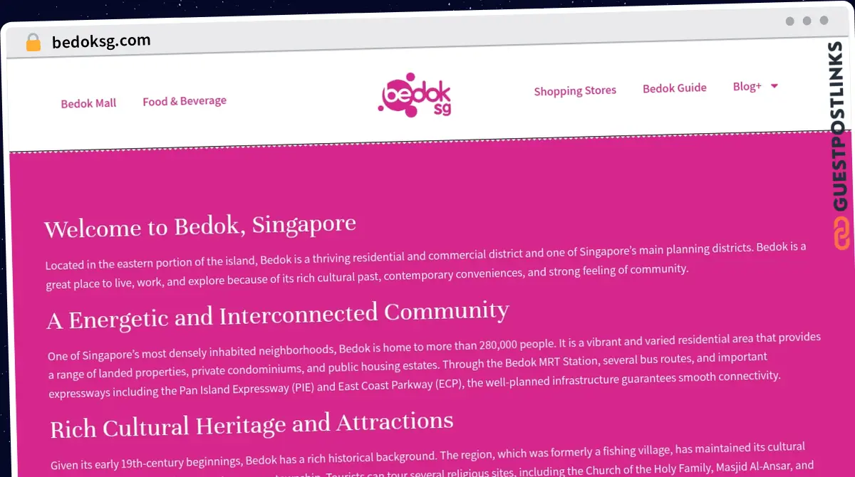 Publish Guest Post on bedoksg.com