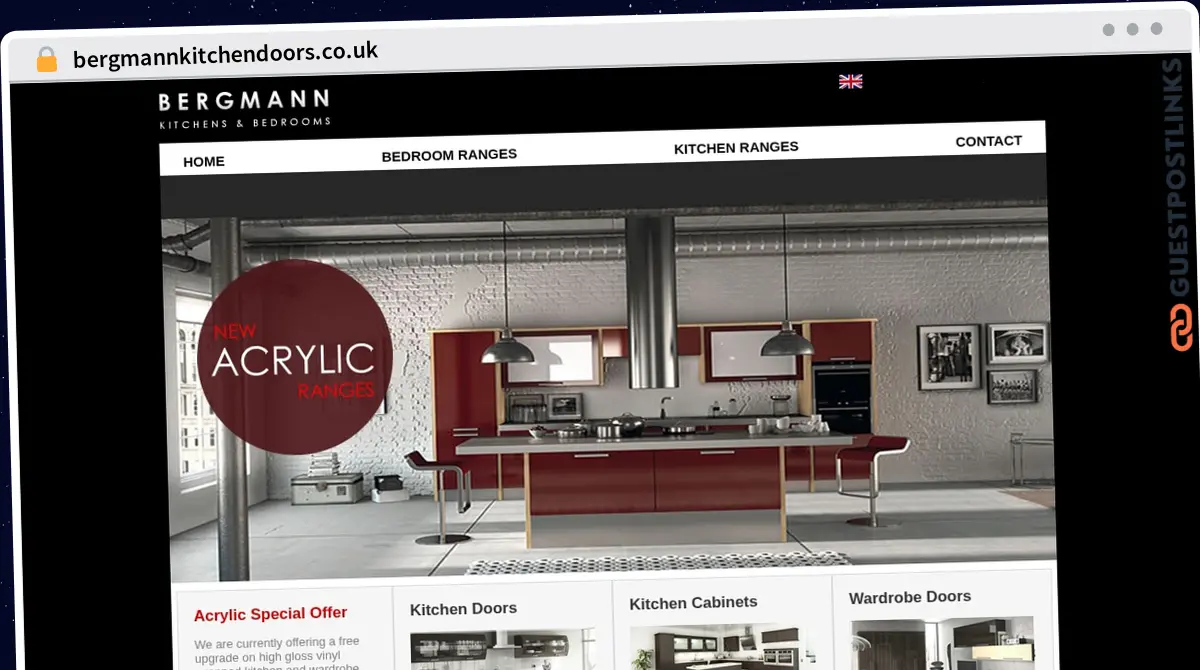 Publish Guest Post on bergmannkitchendoors.co.uk