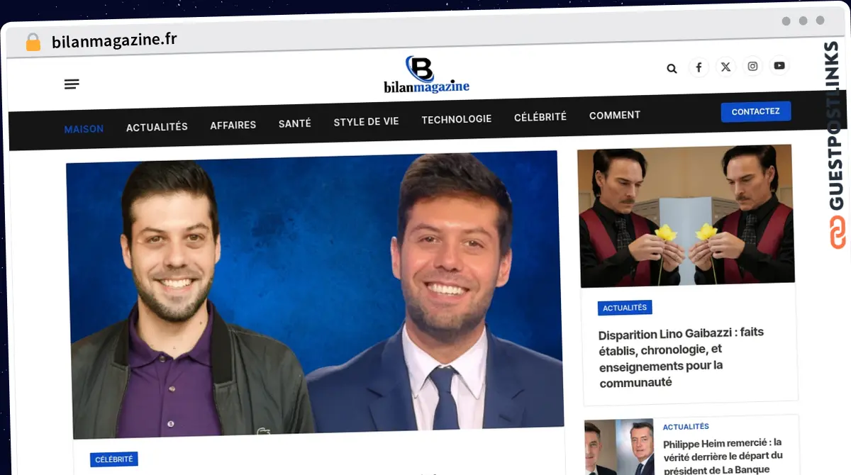 Publish Guest Post on bilanmagazine.fr