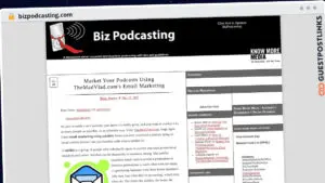 Publish Guest Post on bizpodcasting.com