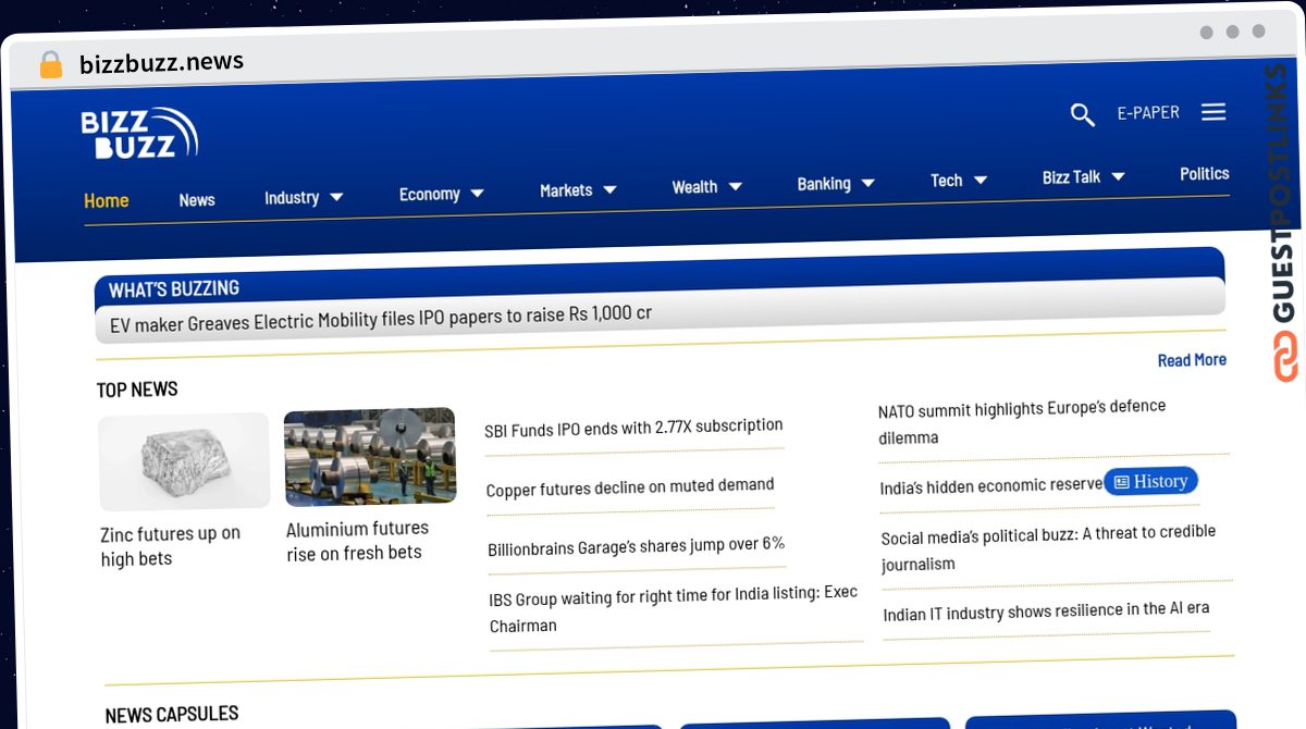 Publish Guest Post on bizzbuzz.news