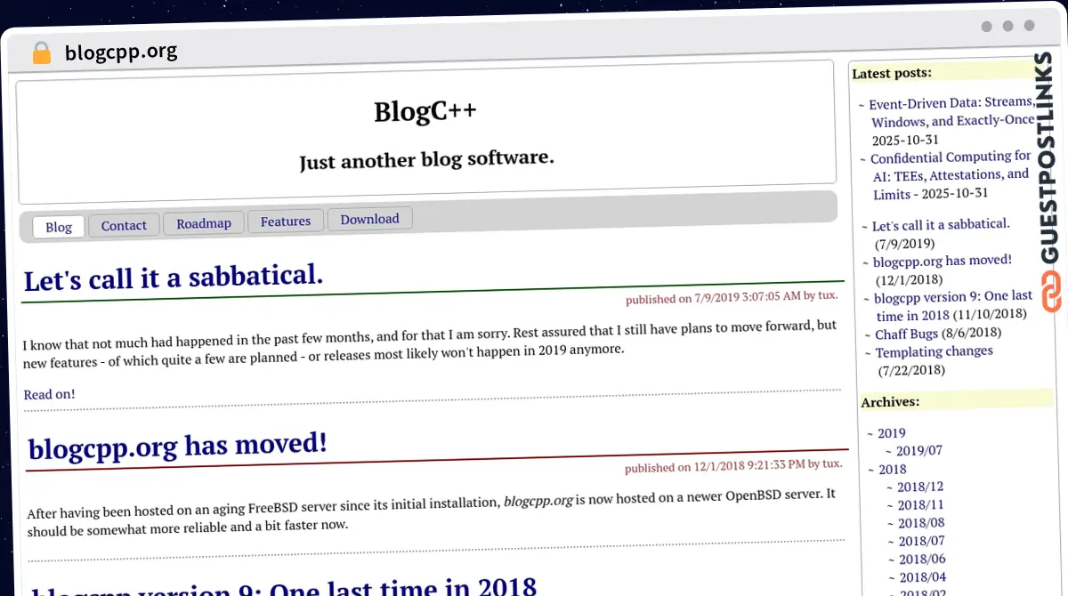 Publish Guest Post on blogcpp.org