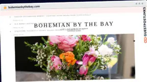 Publish Guest Post on bohemianbythebay.com