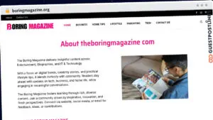 Publish Guest Post on boringmagazine.org