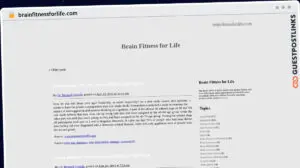 Publish Guest Post on brainfitnessforlife.com