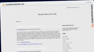 Publish Guest Post on brainfitnessforlife.com