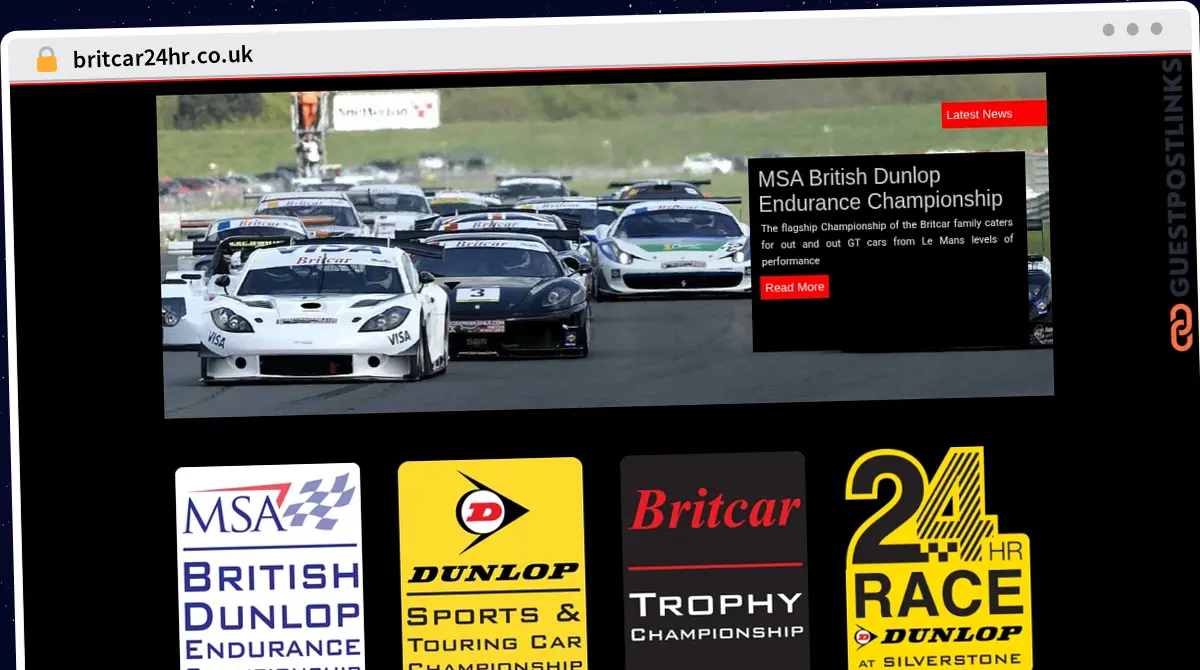 Publish Guest Post on britcar24hr.co.uk