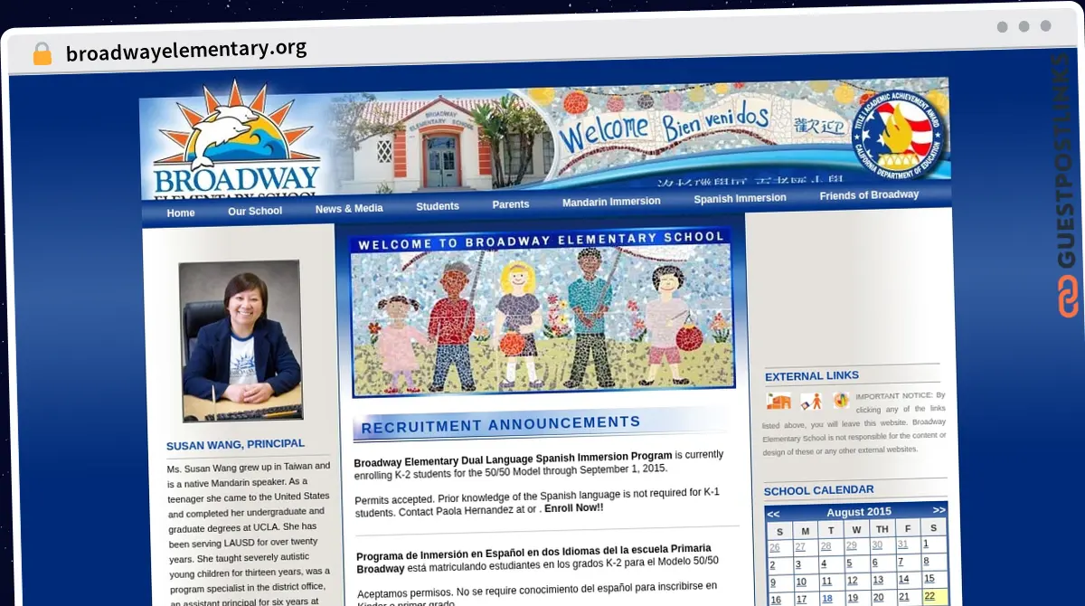 Publish Guest Post on broadwayelementary.org