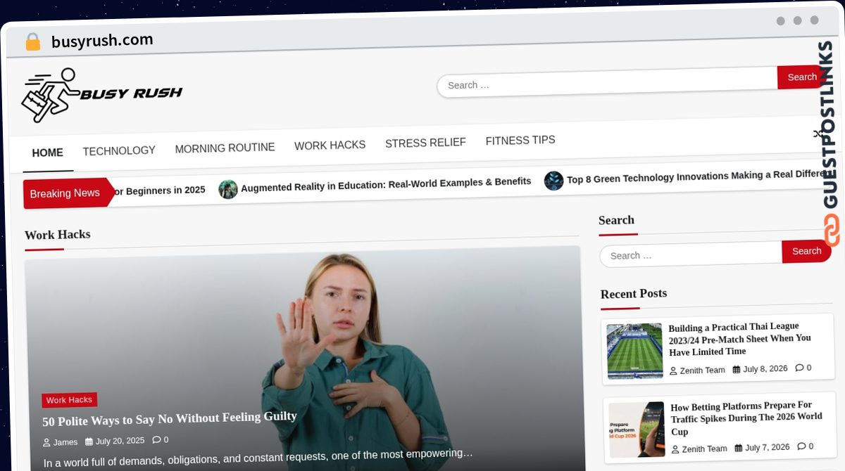Publish Guest Post on busyrush.com