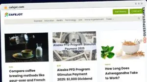 Publish Guest Post on cafejot.com