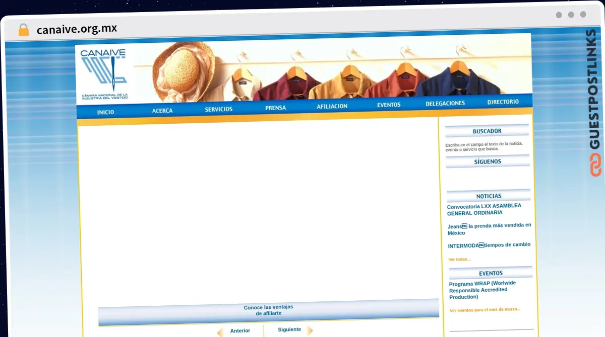 Publish Guest Post on canaive.org.mx