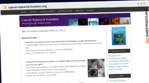 Publish Guest Post on cancer-research-frontiers.org