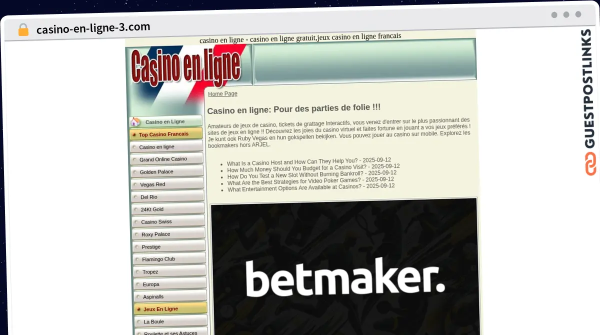 Publish Guest Post on casino-en-ligne-3.com