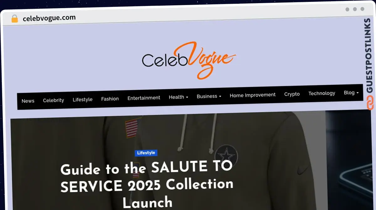 Publish Guest Post on celebvogue.com