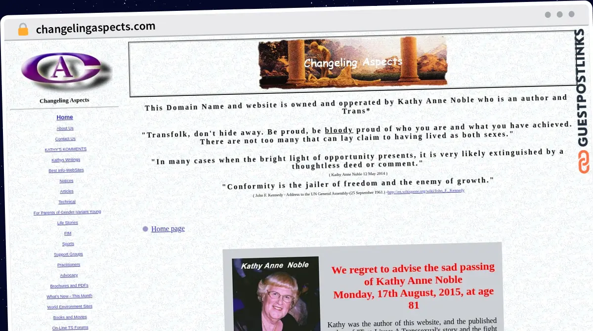 Publish Guest Post on changelingaspects.com