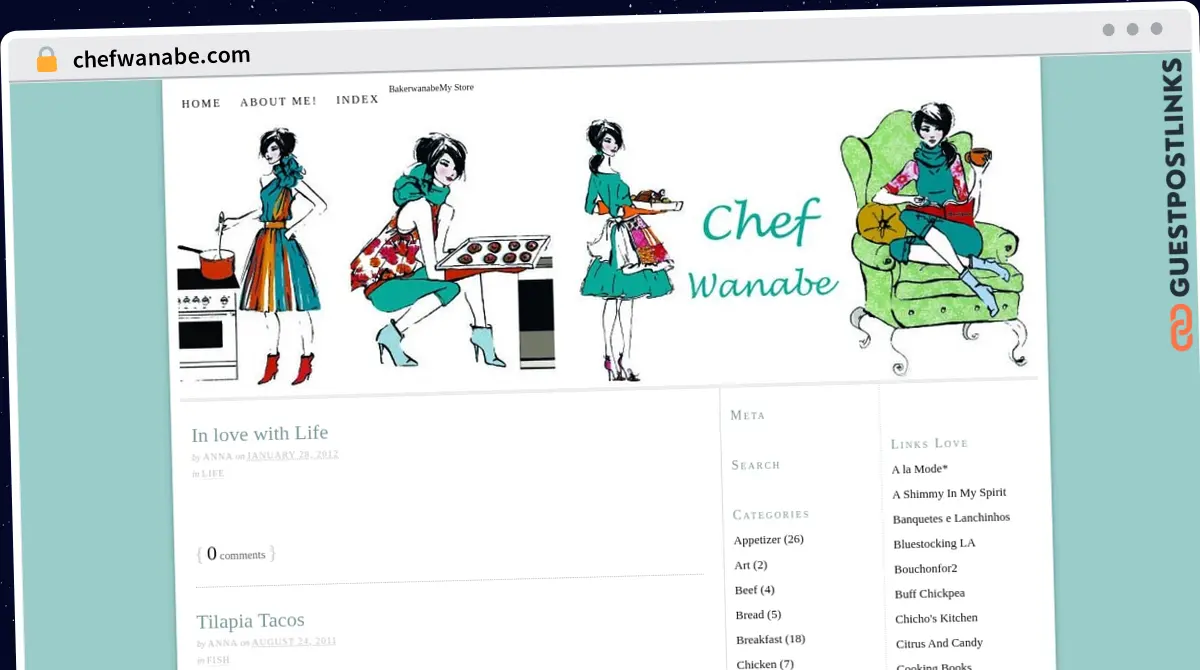 Publish Guest Post on chefwanabe.com