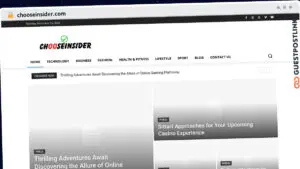 Publish Guest Post on chooseinsider.com