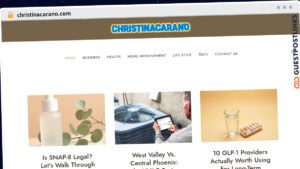 Publish Guest Post on christinacarano.com