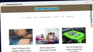 Publish Guest Post on christinacarano.com