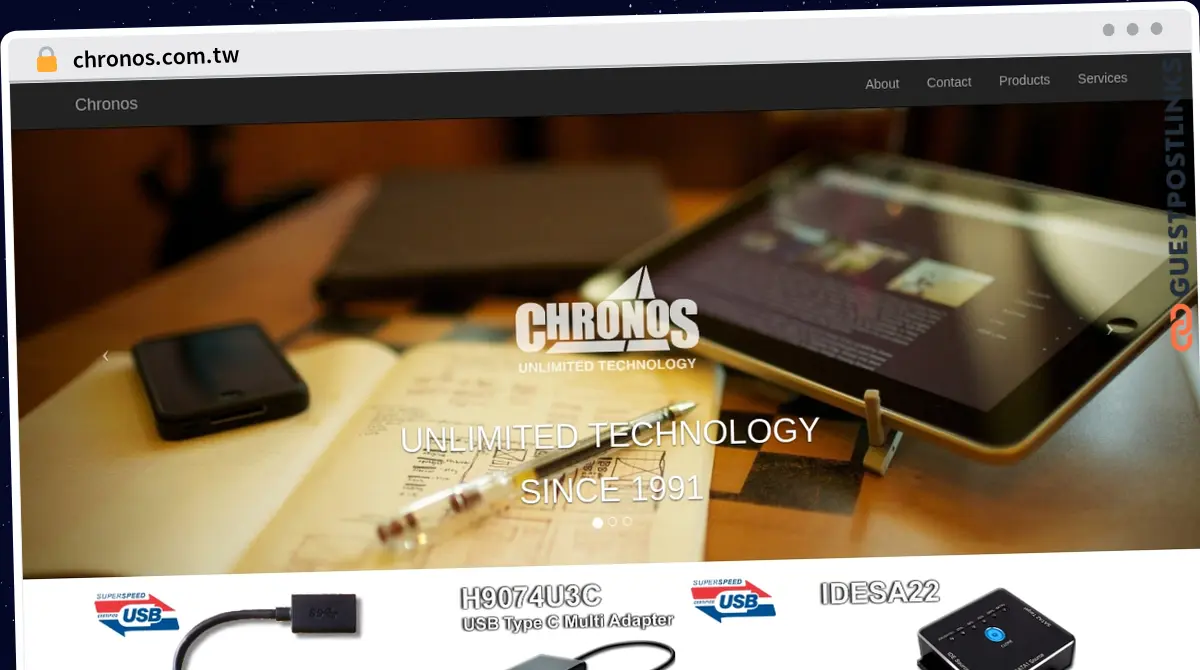 Publish Guest Post on chronos.com.tw