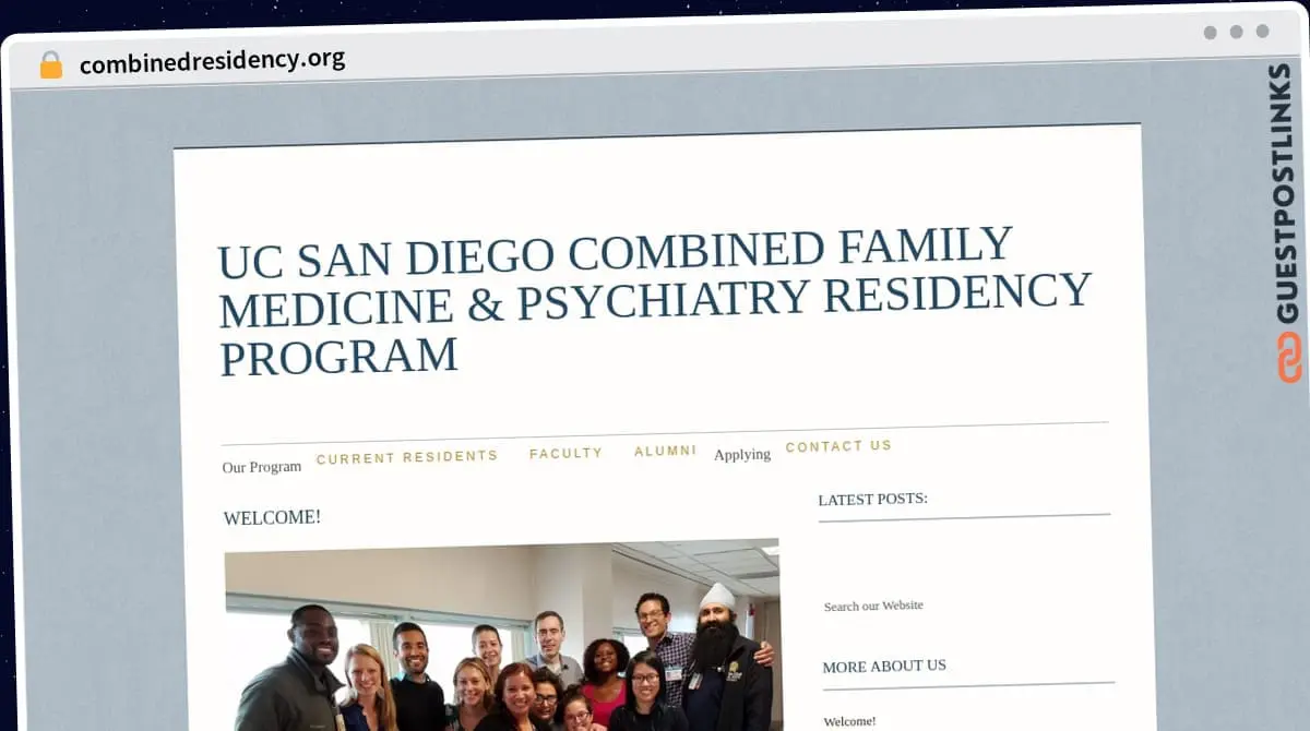 Publish Guest Post on combinedresidency.org