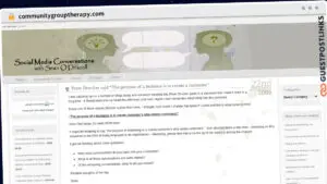 Publish Guest Post on communitygrouptherapy.com