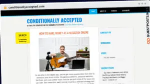 Publish Guest Post on conditionallyaccepted.com