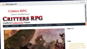 Publish Guest Post on crittersrpg.com