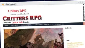 Publish Guest Post on crittersrpg.com