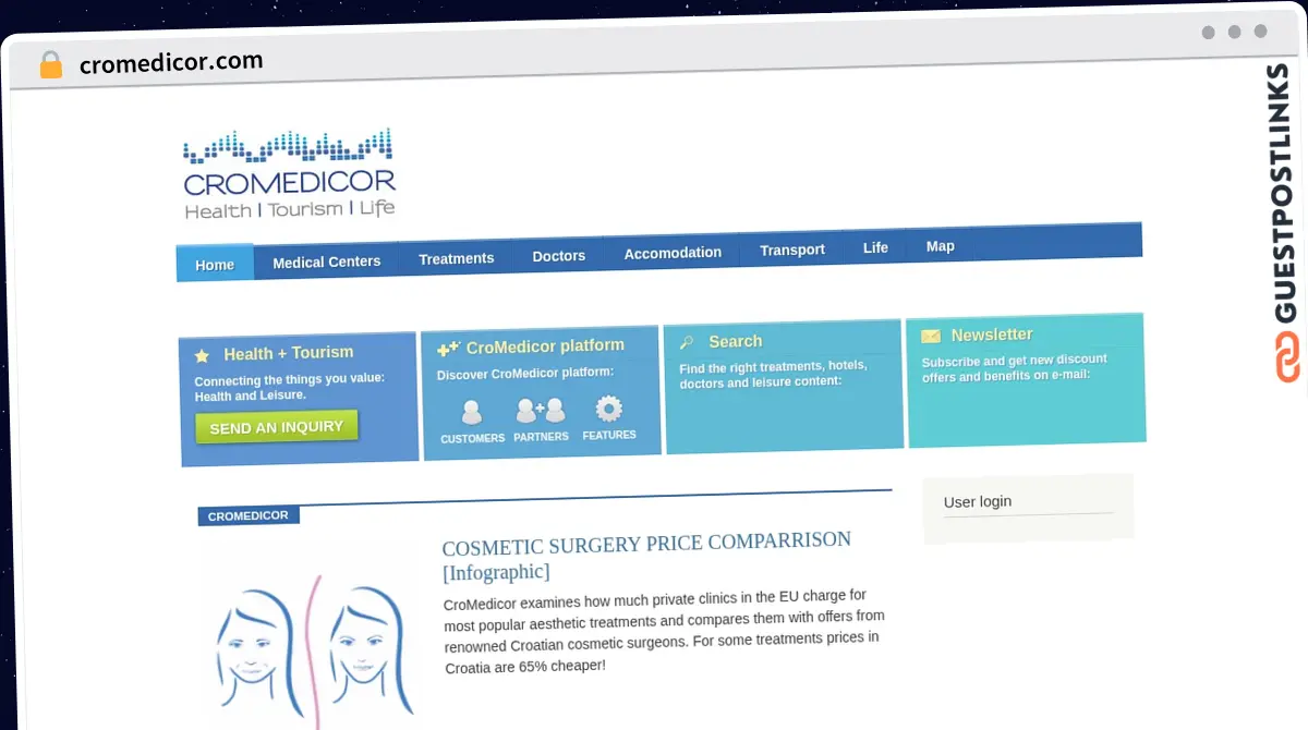 Publish Guest Post on cromedicor.com