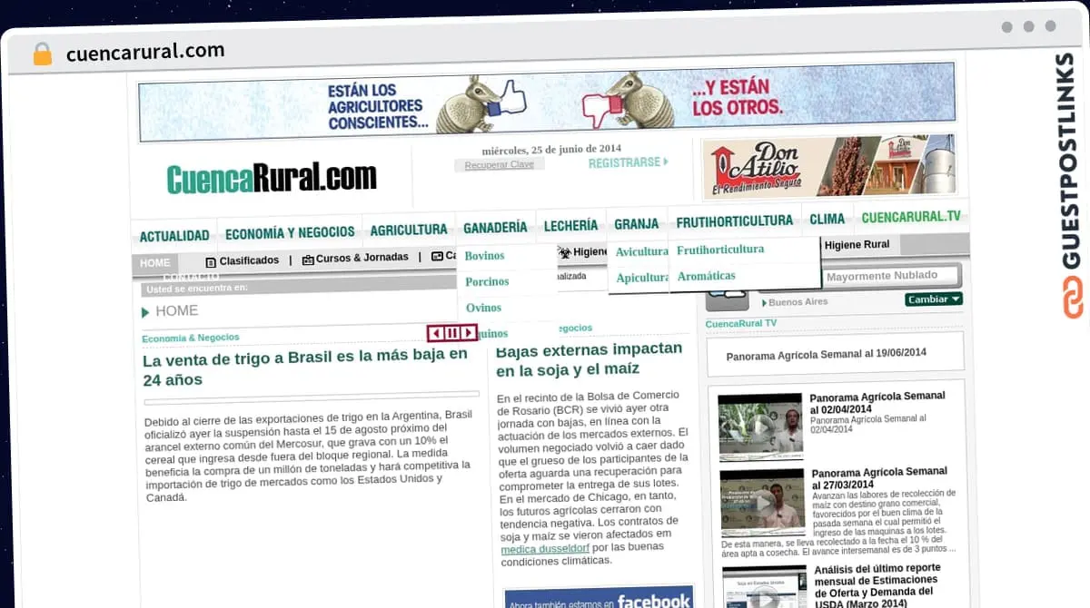 Publish Guest Post on cuencarural.com