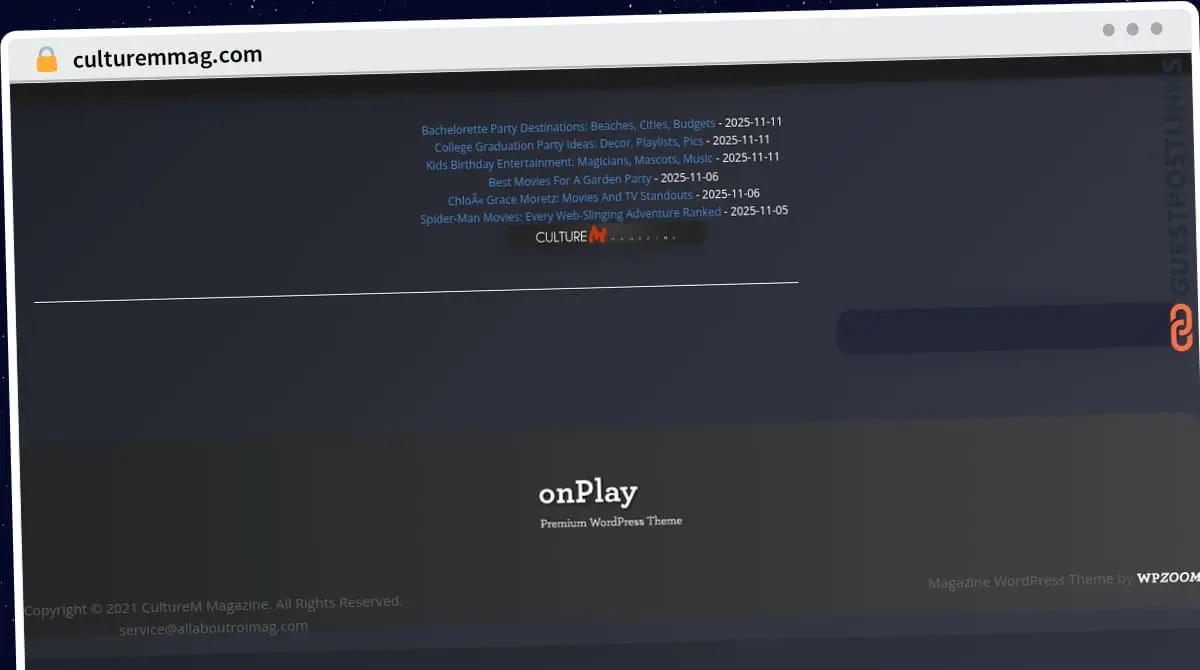 Publish Guest Post on culturemmag.com