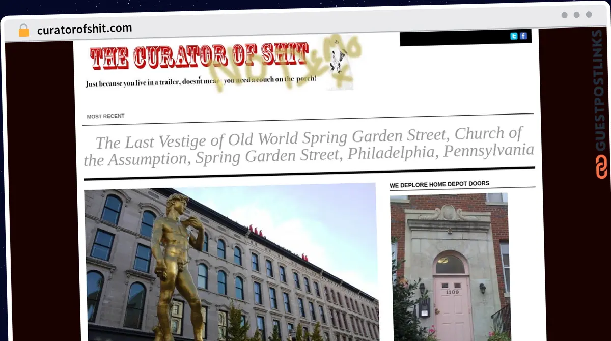 Publish Guest Post on curatorofshit.com