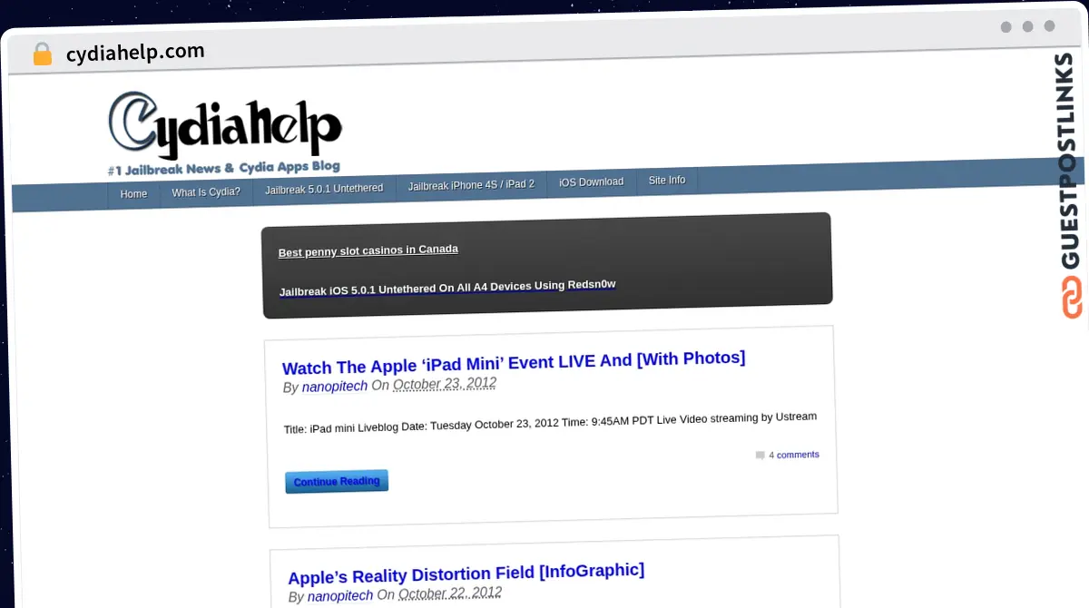 Publish Guest Post on cydiahelp.com