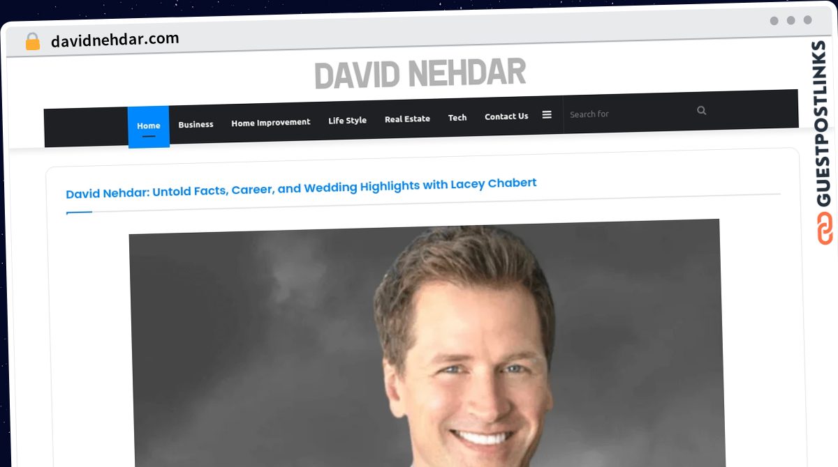Publish Guest Post on davidnehdar.com