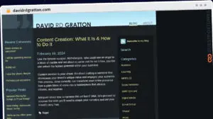 Publish Guest Post on davidrdgratton.com
