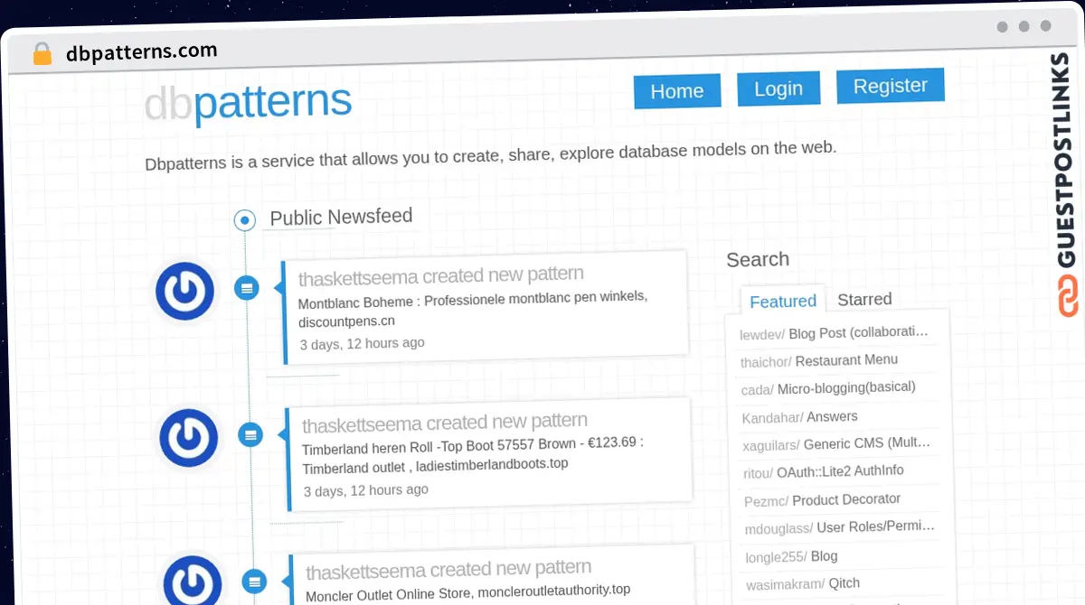 Publish Guest Post on dbpatterns.com
