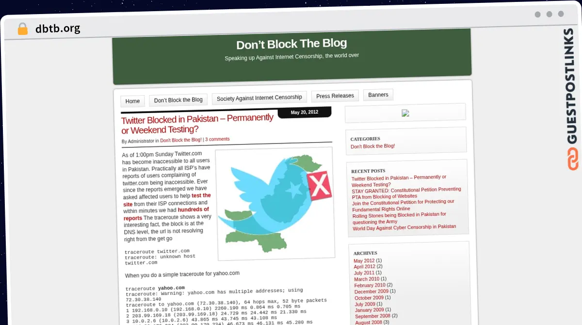 Publish Guest Post on dbtb.org