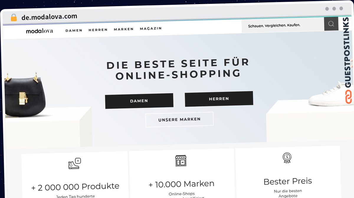 Publish Guest Post on de.modalova.com