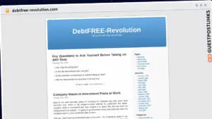 Publish Guest Post on debtfree-revolution.com
