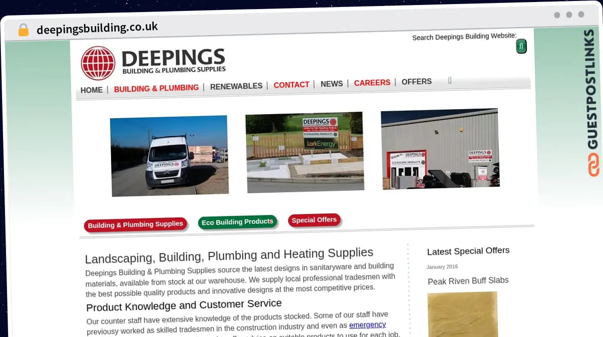 Publish Guest Post on deepingsbuilding.co.uk