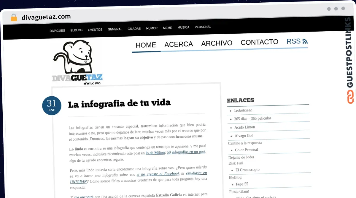 Publish Guest Post on divaguetaz.com