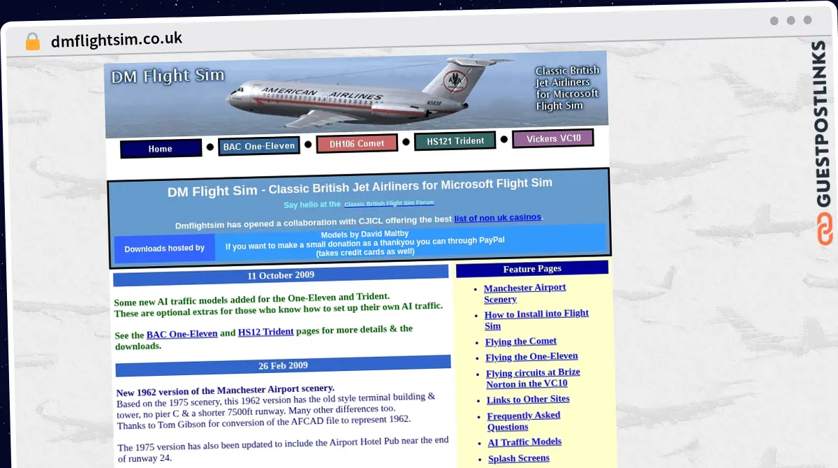 Publish Guest Post on dmflightsim.co.uk