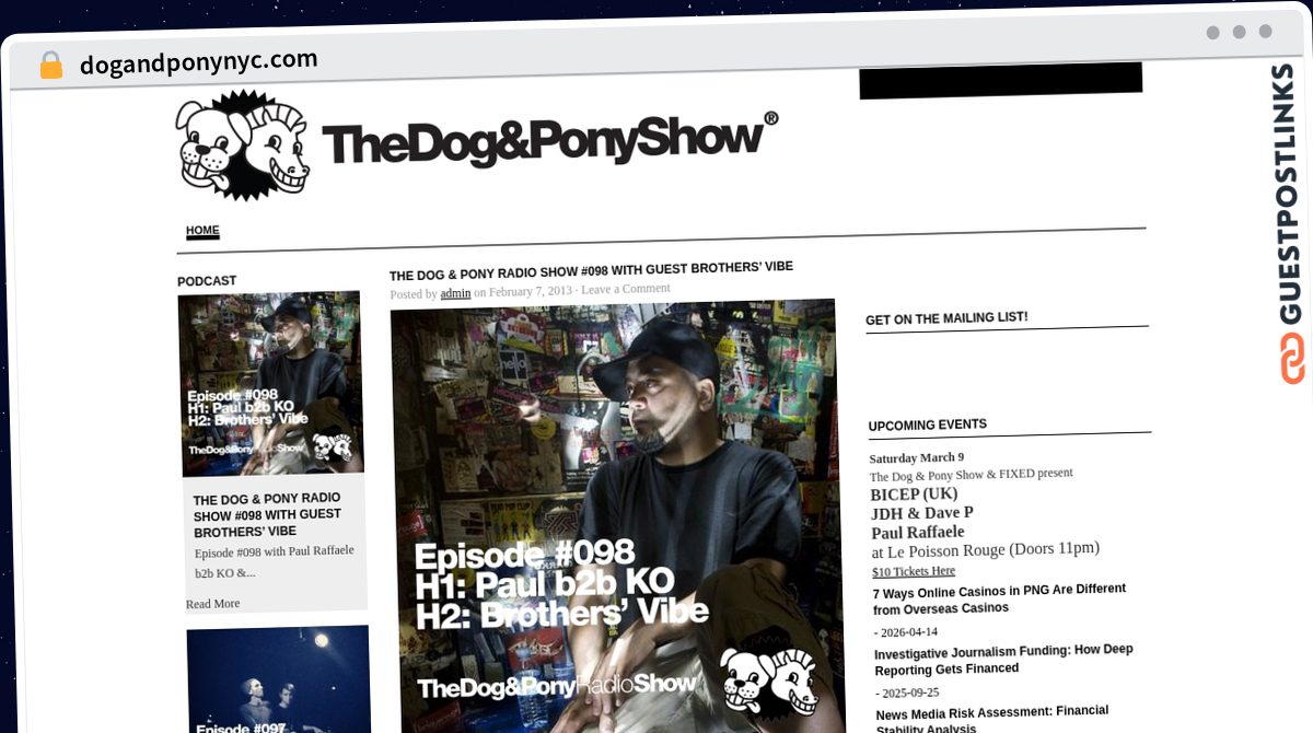 Publish Guest Post on dogandponynyc.com