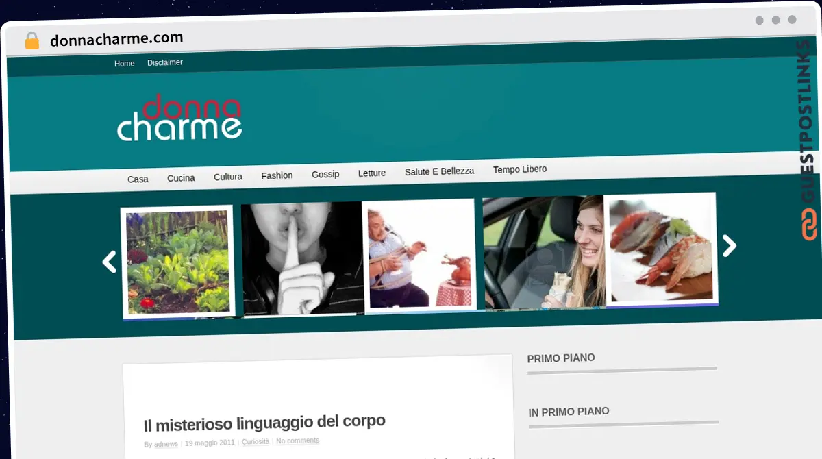 Publish Guest Post on donnacharme.com