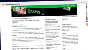 Publish Guest Post on drama20show.com