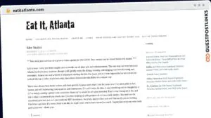 Publish Guest Post on eatitatlanta.com