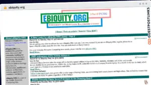 Publish Guest Post on ebiquity.org